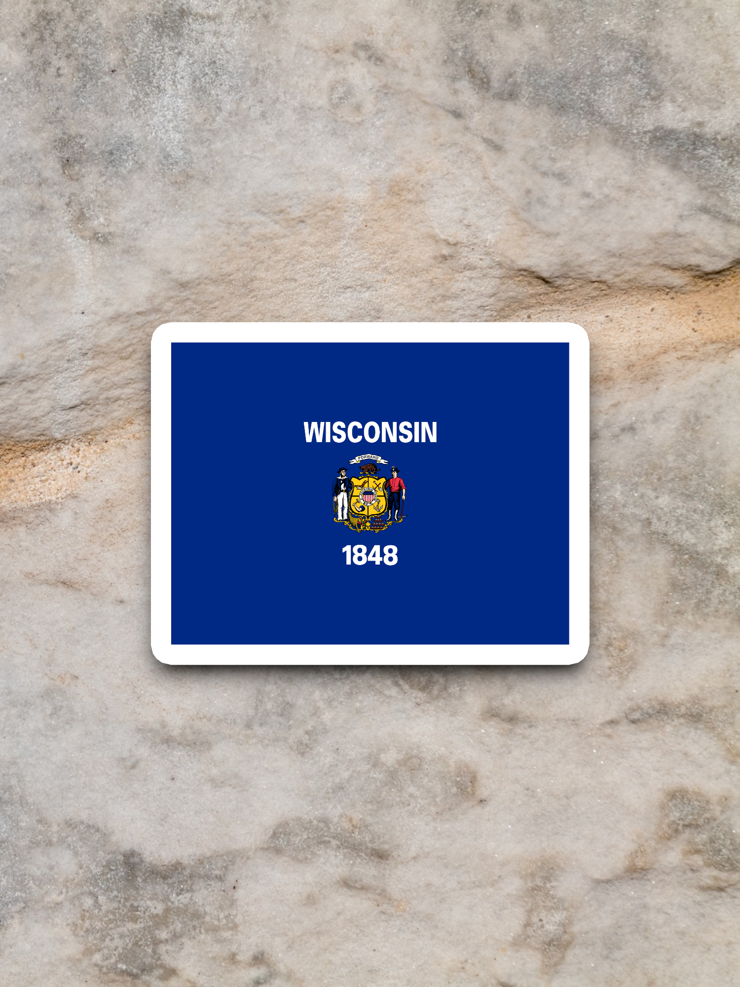 Wisconsin Flag - State Flag Sticker