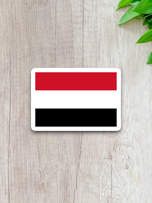 Yemen Flag - International Country Flag Sticker