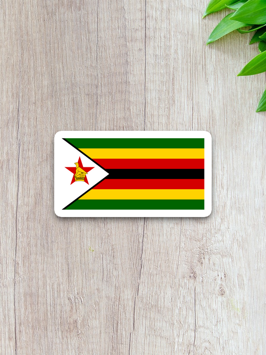 Zimbabwe Flag - International Country Flag Sticker