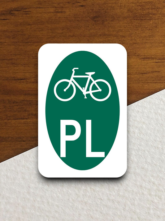 Pottery Loop Bicycle Route  road sign stickers, Room Décor Traffic Sticker, Road Sign Decoration Road Work Signs, Building Signs