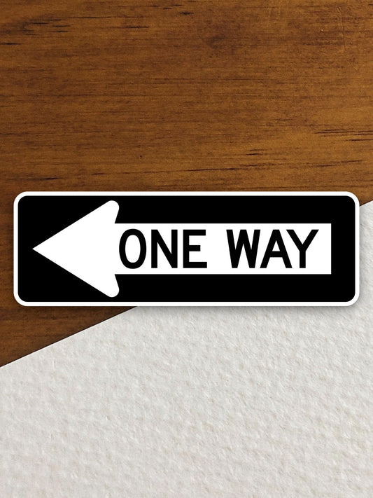 One Way Left  road sign stickers, Room Decor, Traffic Sticker, Road Sign Decoration, Road Work Signs, Traffic Sign