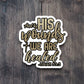 And by his wounds we are healed sticker, Religious Sticker, Faith Sticker, Worship Sticker, Christian Sticker, Scripture Sticker, Room Décor