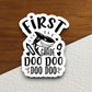 First Grade Shark Doo Doo Doo Doo Sticker, Teacher Sticker, Education Sticker, School Sticker, Cute Sticker, Room Decor, Back to School