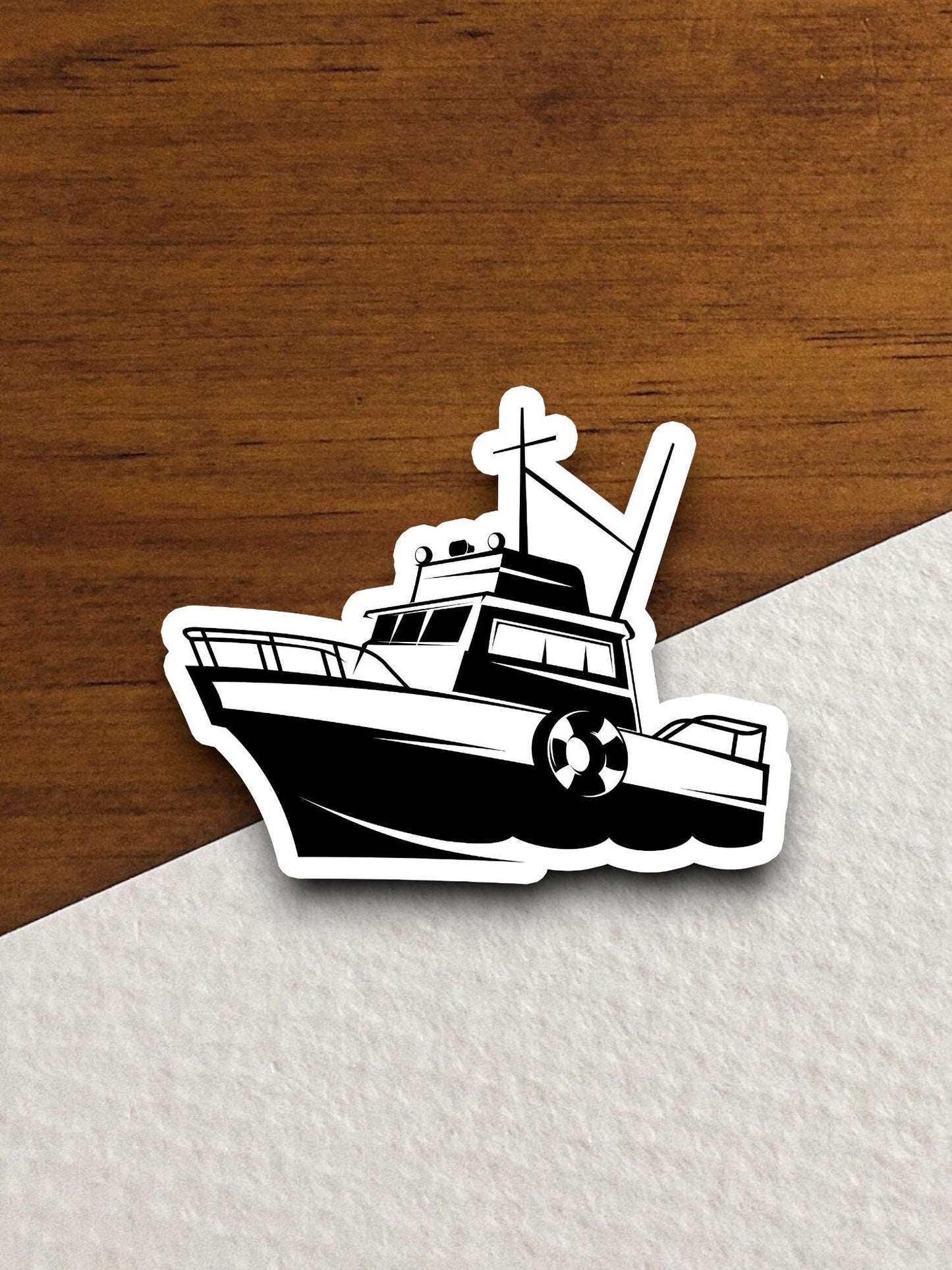 Fishing boat sticker, Fishing sticker, fish sticker, sports fishing, commercial fishing, Room Décor