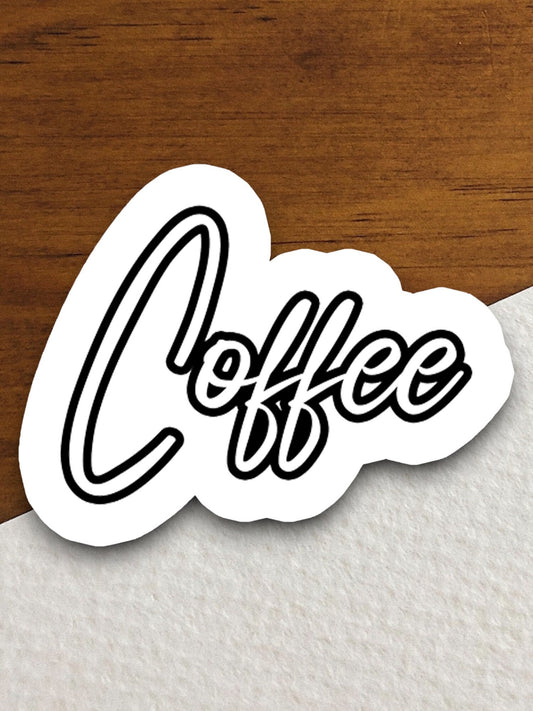 Coffee sticker, Funny Stickers, Coffee Sticker, Caffeine, Coffee Lover, Cafe, Decaf, Barista Sticker