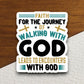 Faith for the journey of walking with God sticker, Religious Sticker, Faith Sticker, Worship Sticker, Christian Sticker, Scripture Sticker