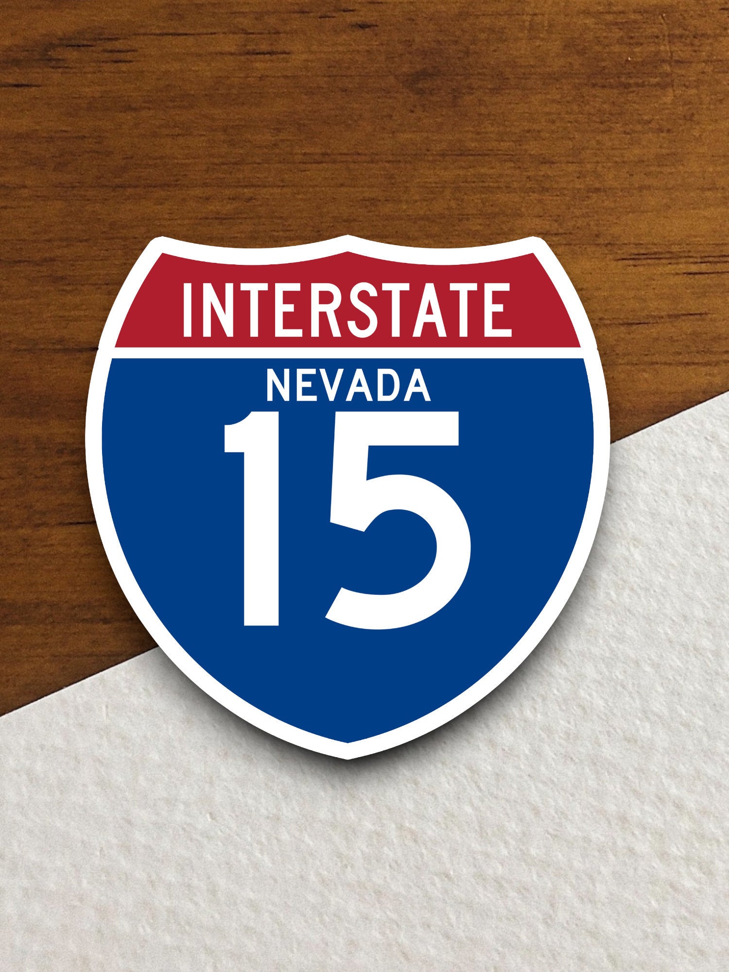 Interstate route  15 nevada sticker, Interstate Highway Sign Expressway Stickers, Highway Sign Road Trip Sticker, Room Décor