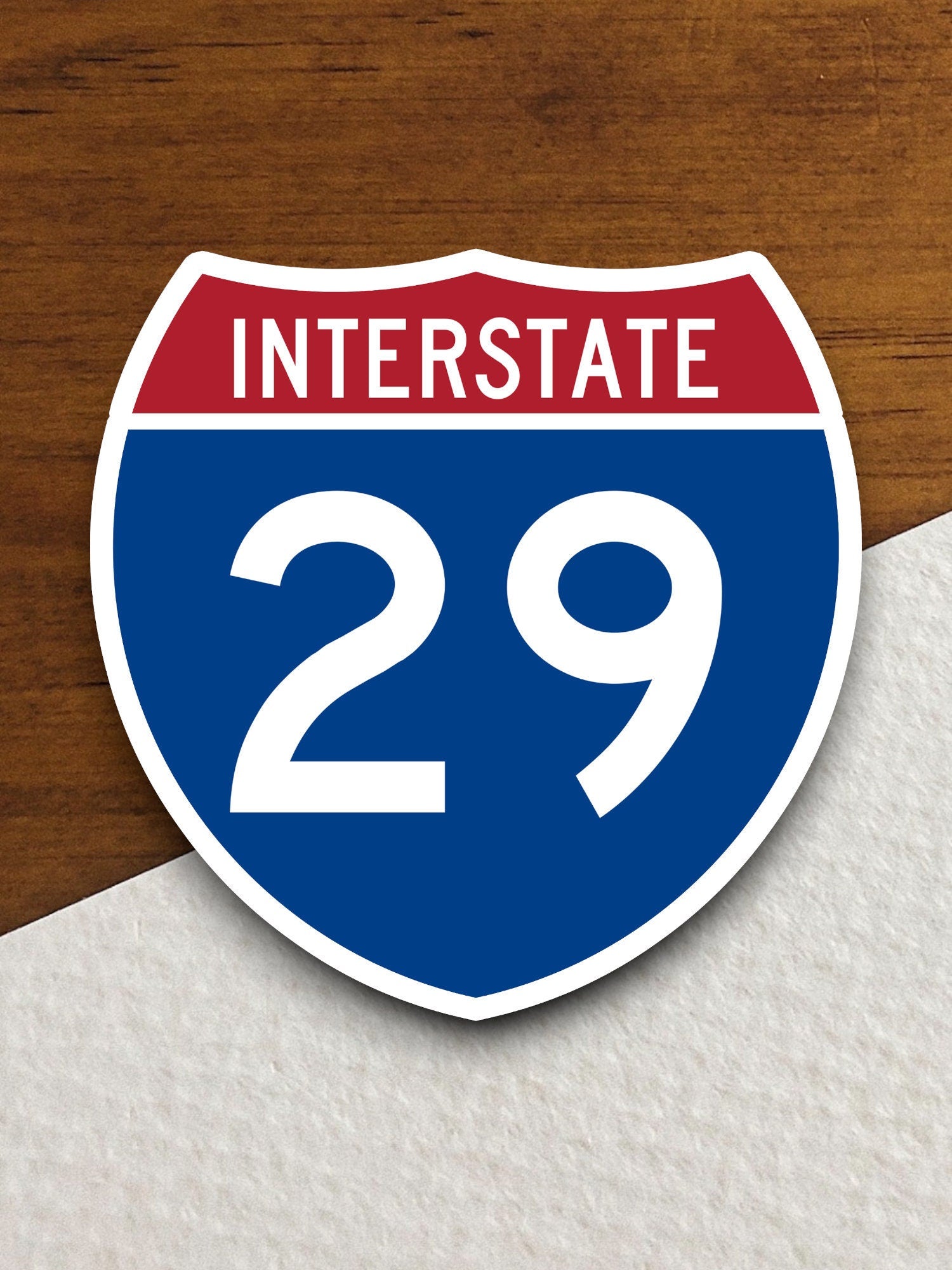 Interstate route  29 sticker, Interstate Highway Sign Expressway Stickers, Highway Sign Road Trip Sticker, Room Décor