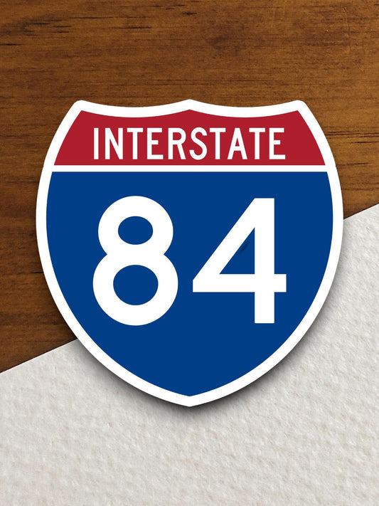 Interstate route  84 sticker,, Interstate Highway Sign Expressway Stickers, Highway Sign Road Trip Sticker, Room Décor