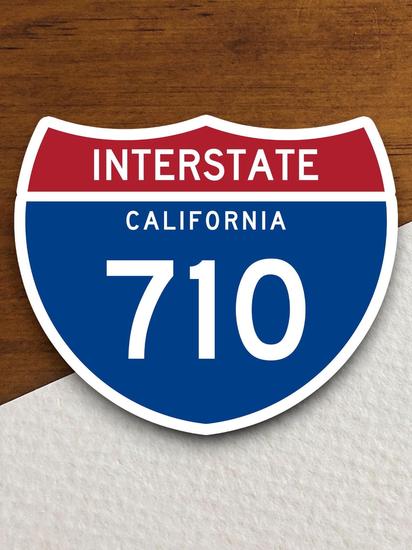 Interstate route  710 california sticker, California sticker, Interstate Highway Sign Expressway Stickers, Highway Sign Road Trip Sticker