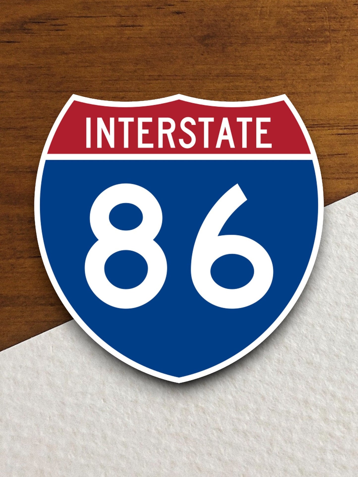 Interstate route  86 sticker, Interstate Highway Sign Expressway Stickers, Highway Sign Road Trip Sticker, Room Décor