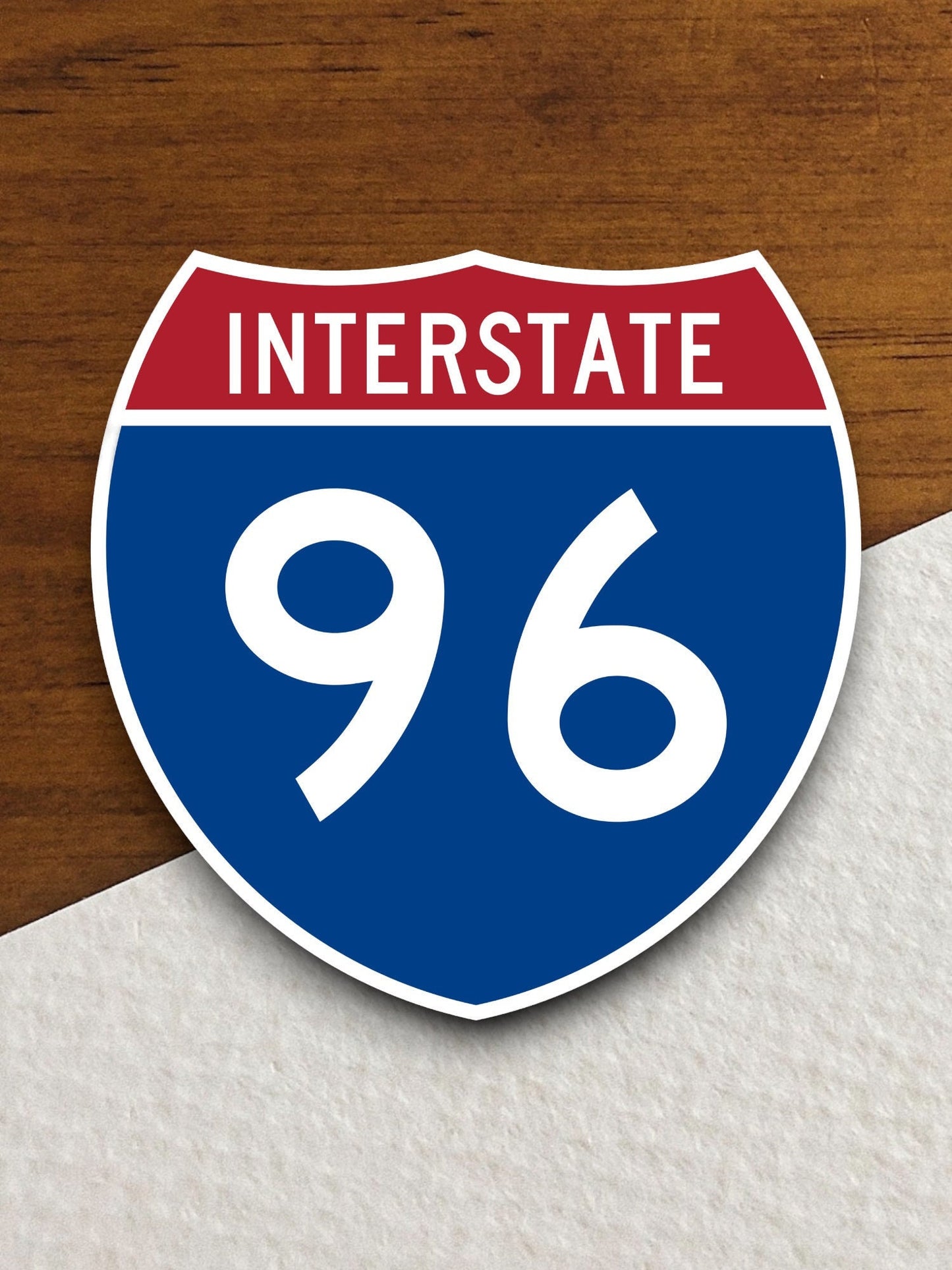 Interstate route  96 sticker, Interstate Highway Sign Expressway Stickers, Highway Sign Road Trip Sticker, Room Décor