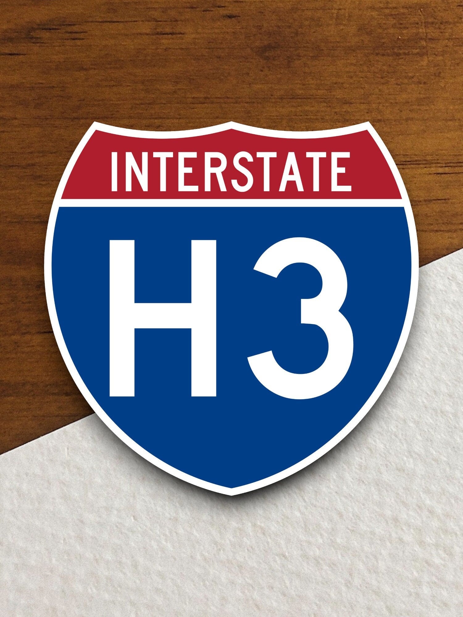 Interstate route  h3 sticker, Interstate Highway Sign Expressway Stickers, Highway Sign Road Trip Sticker, Room Décor