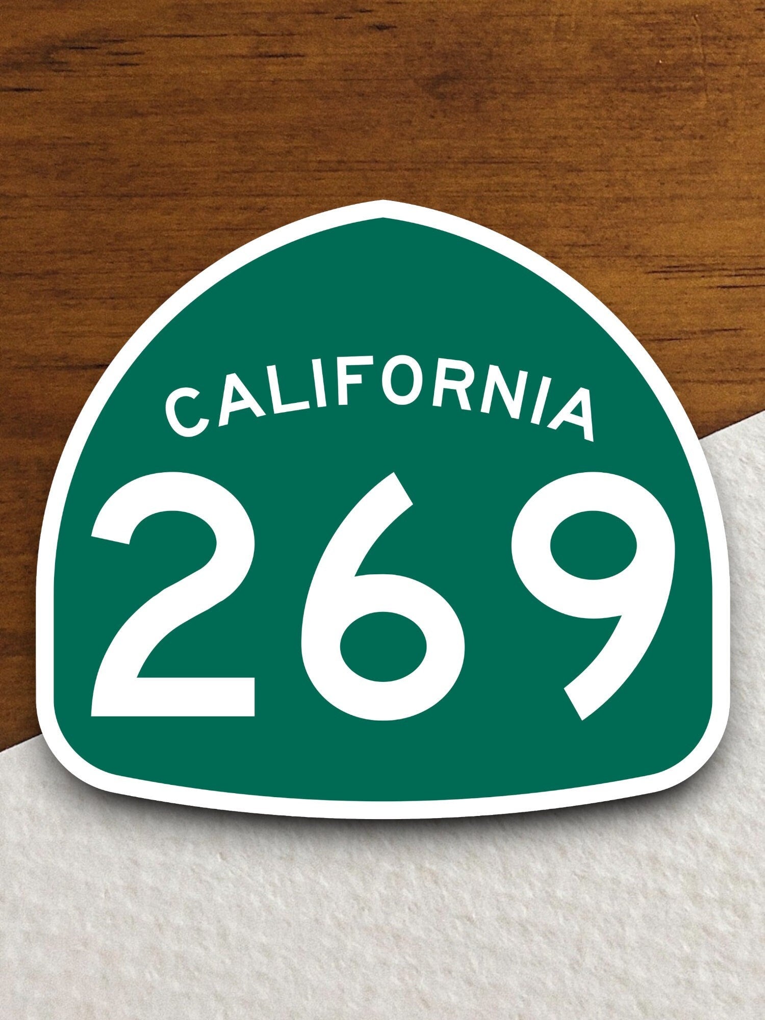 California state route 269 road sign sticker, road trip sticker, highway sign, room decor, travel sticker