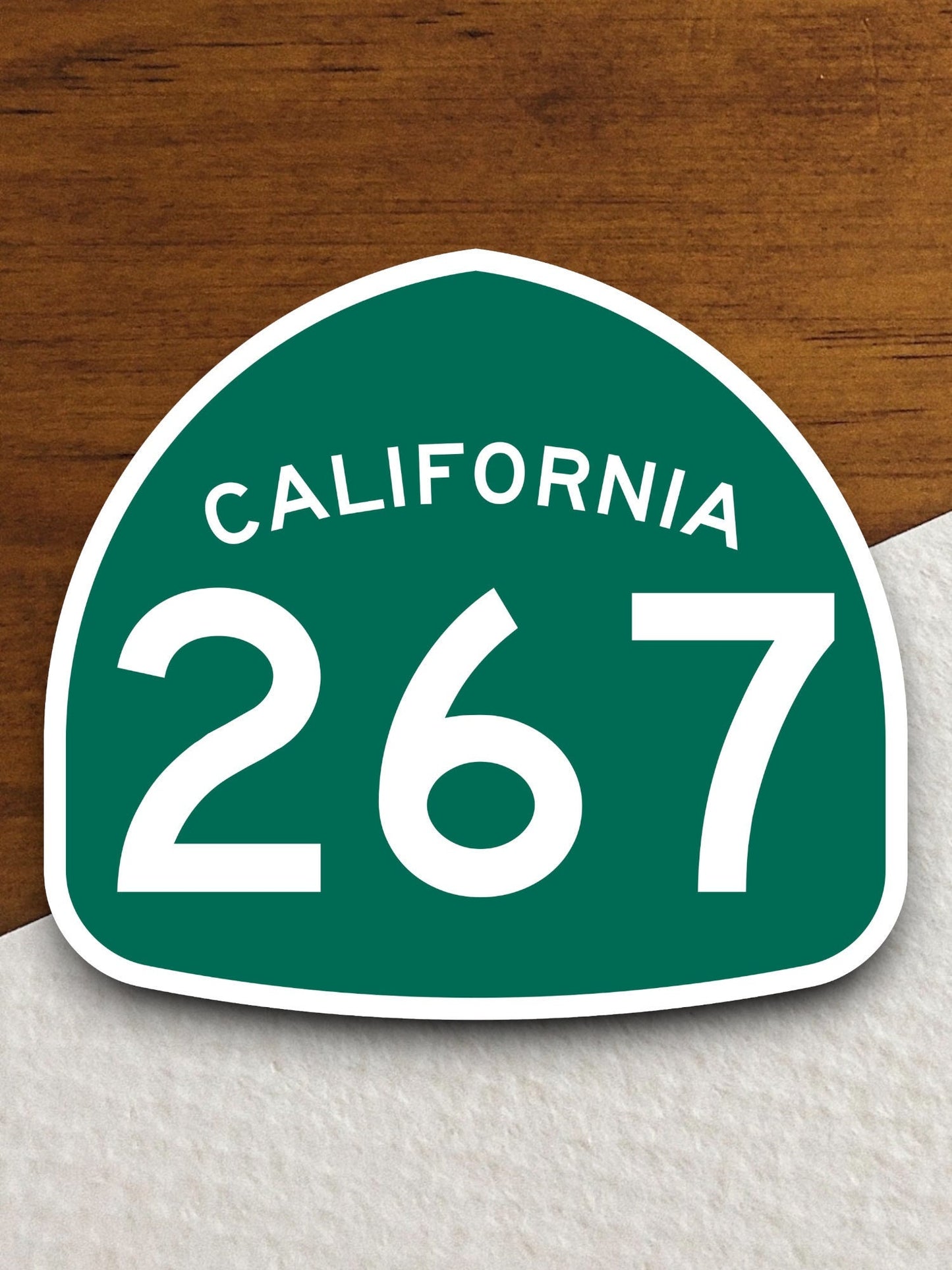 California state route 267 road sign sticker, road trip sticker, highway sign, room decor, travel sticker