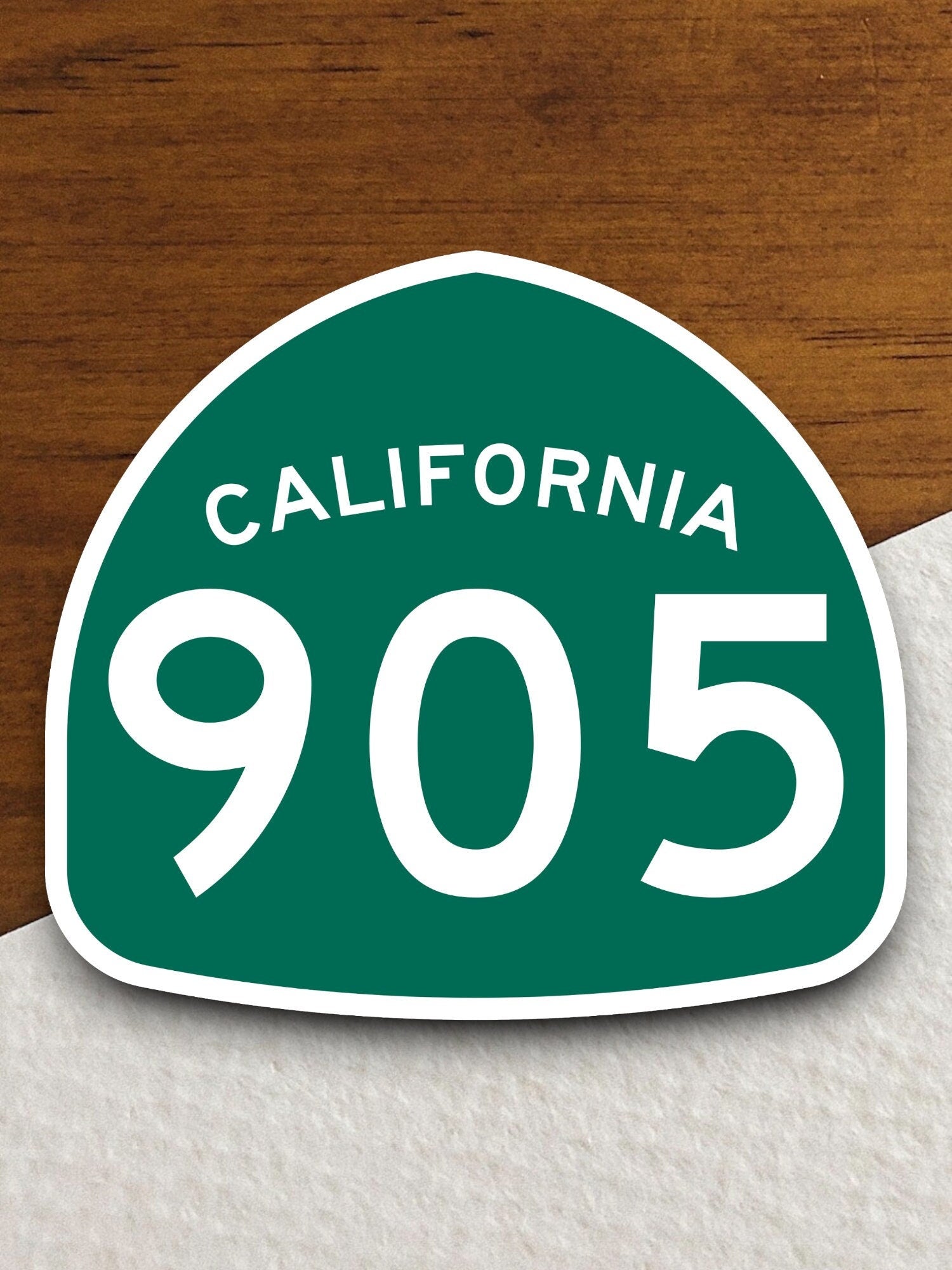 California state route 905 road sign sticker, road trip sticker, highway sign, room decor, travel sticker