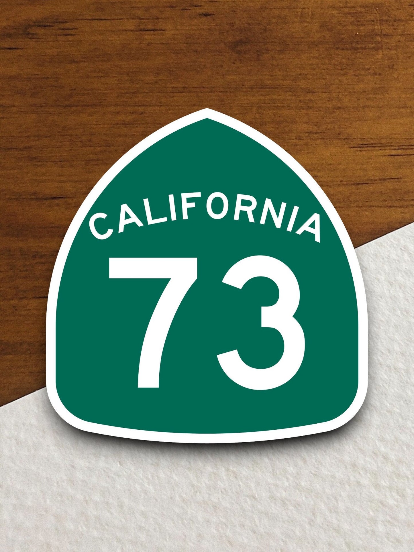 California state route 73 road sign sticker, road trip sticker, highway sign, room decor, travel sticker