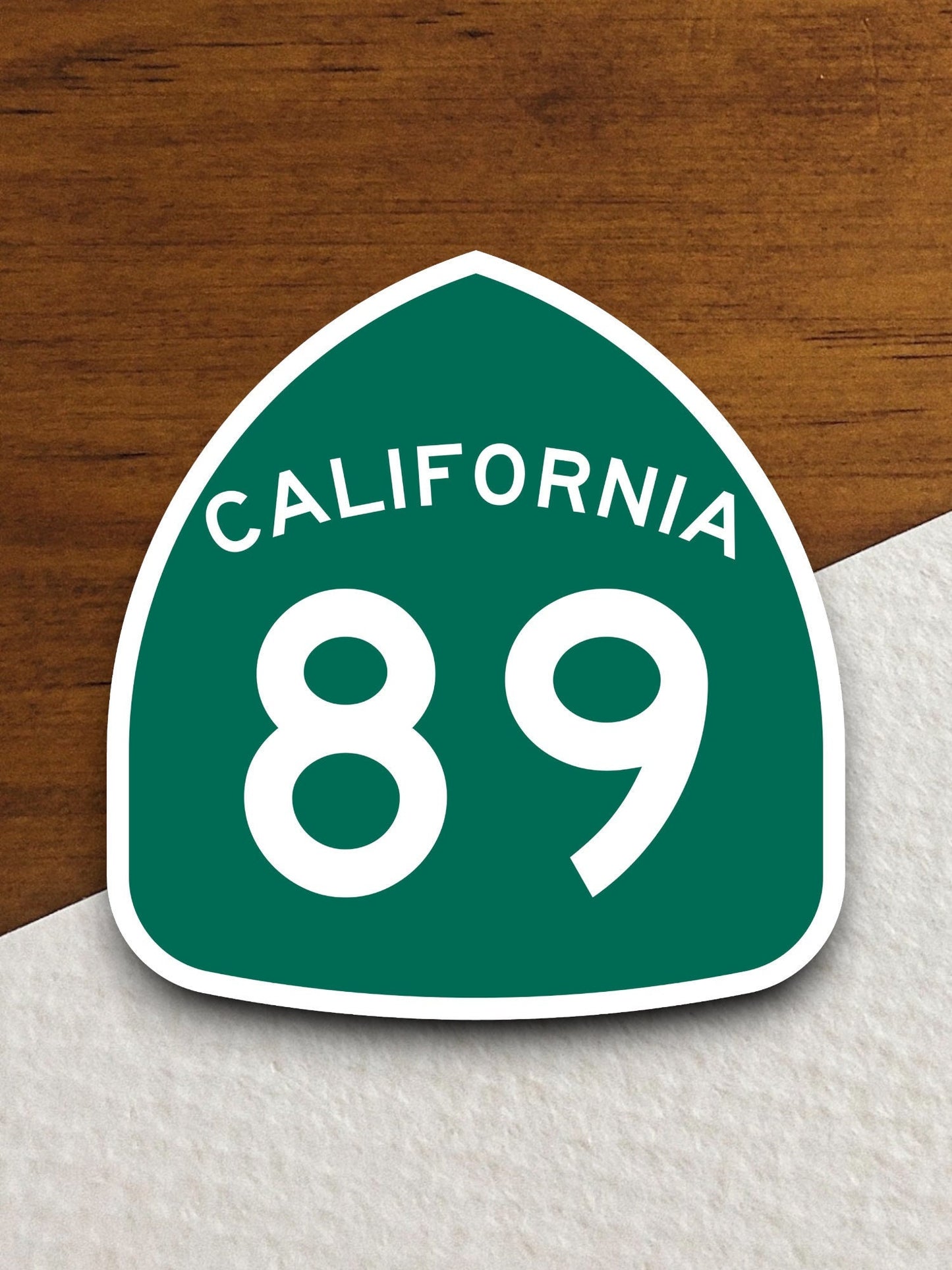 California state route 89 road sign sticker, road trip sticker, highway sign, room decor, travel sticker