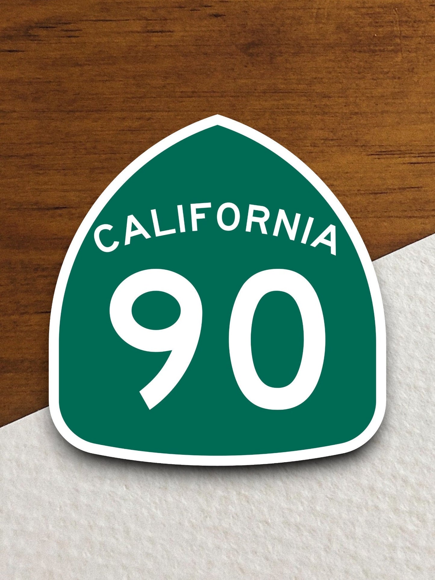 California state route 90 road sign sticker, road trip sticker, highway sign, room decor, travel sticker