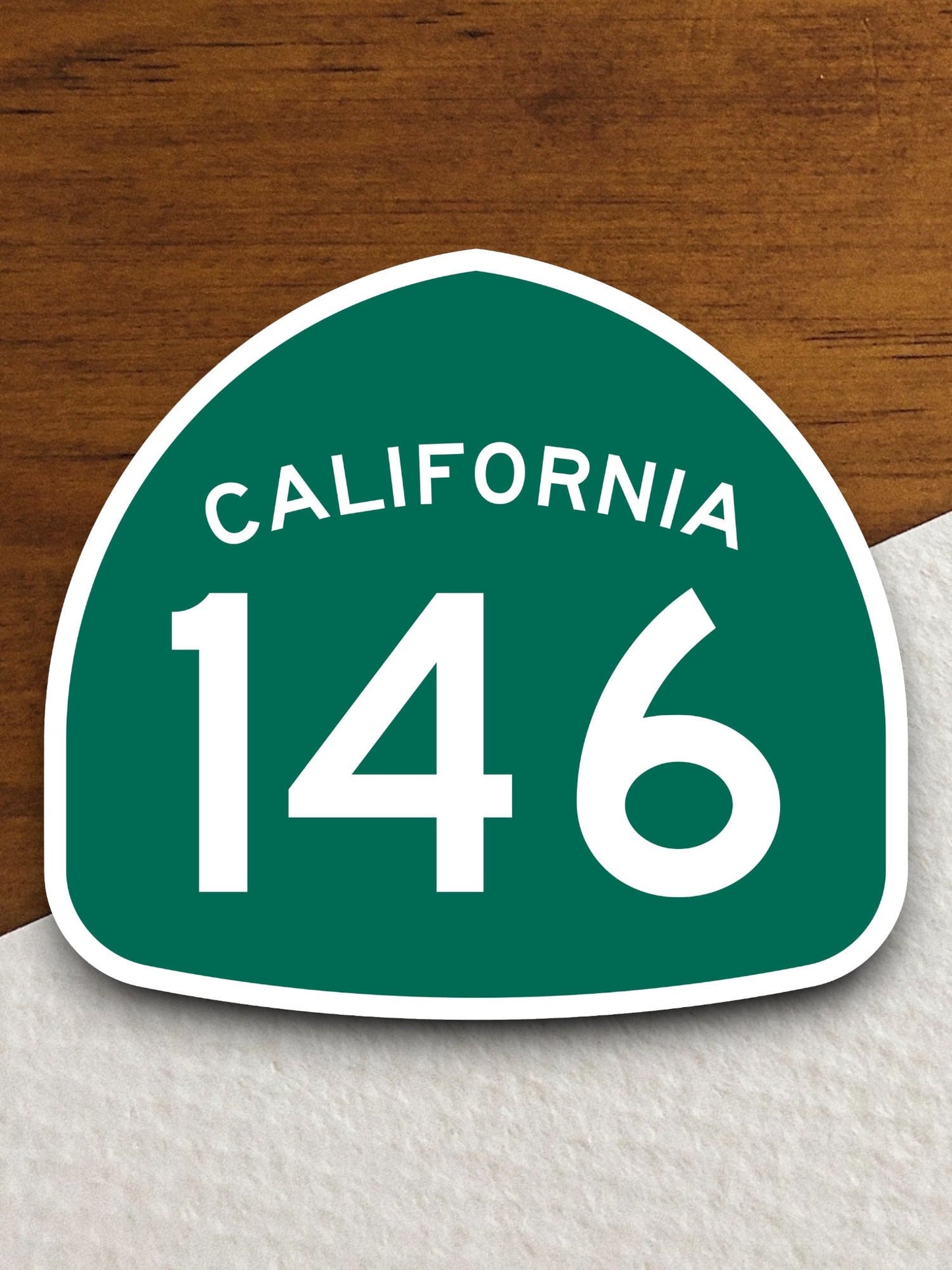 California state route 146 road sign sticker, road trip sticker, highway sign, room decor, travel sticker