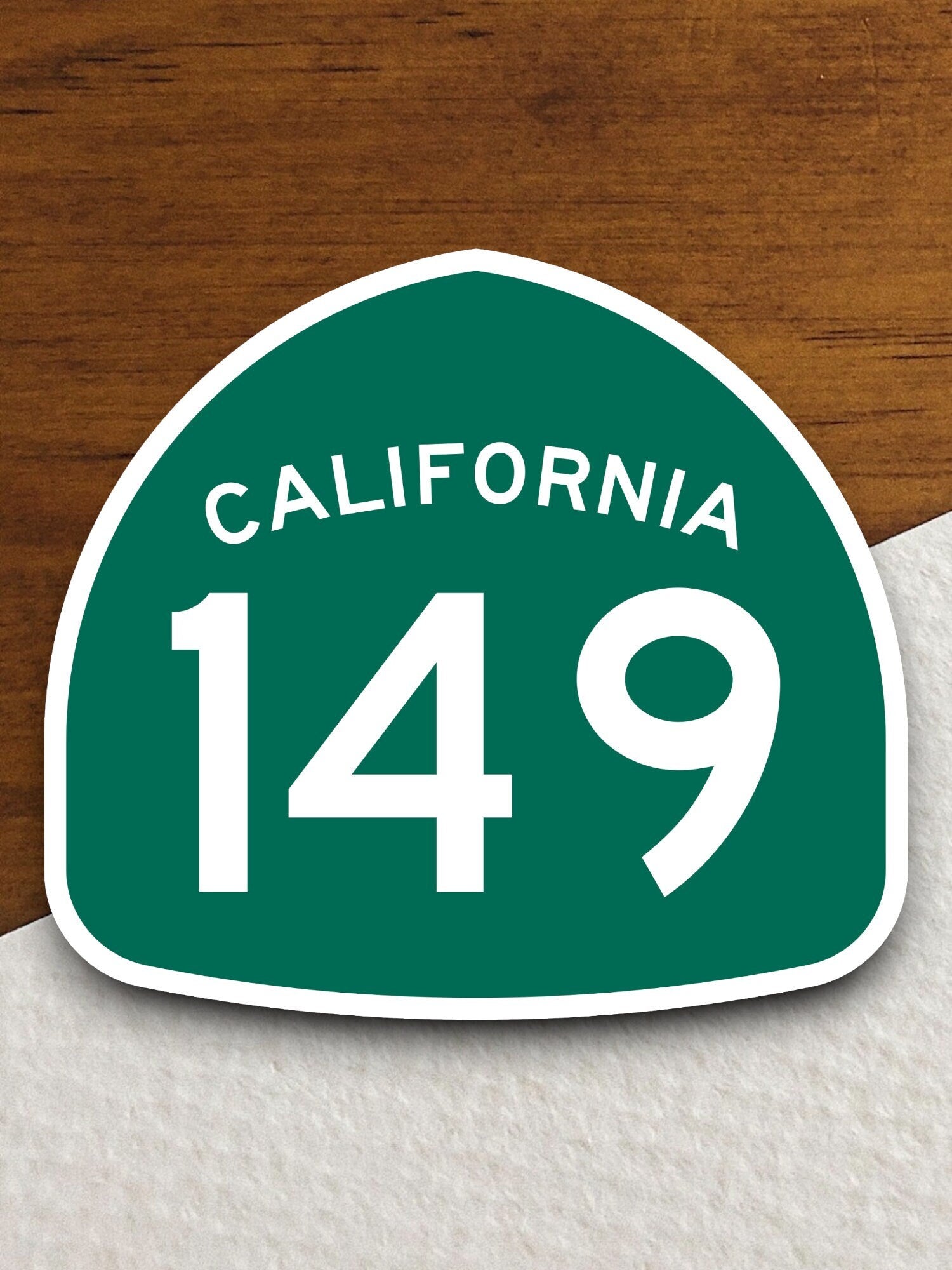 California state route 149 road sign sticker, road trip sticker, highway sign, room decor, travel sticker