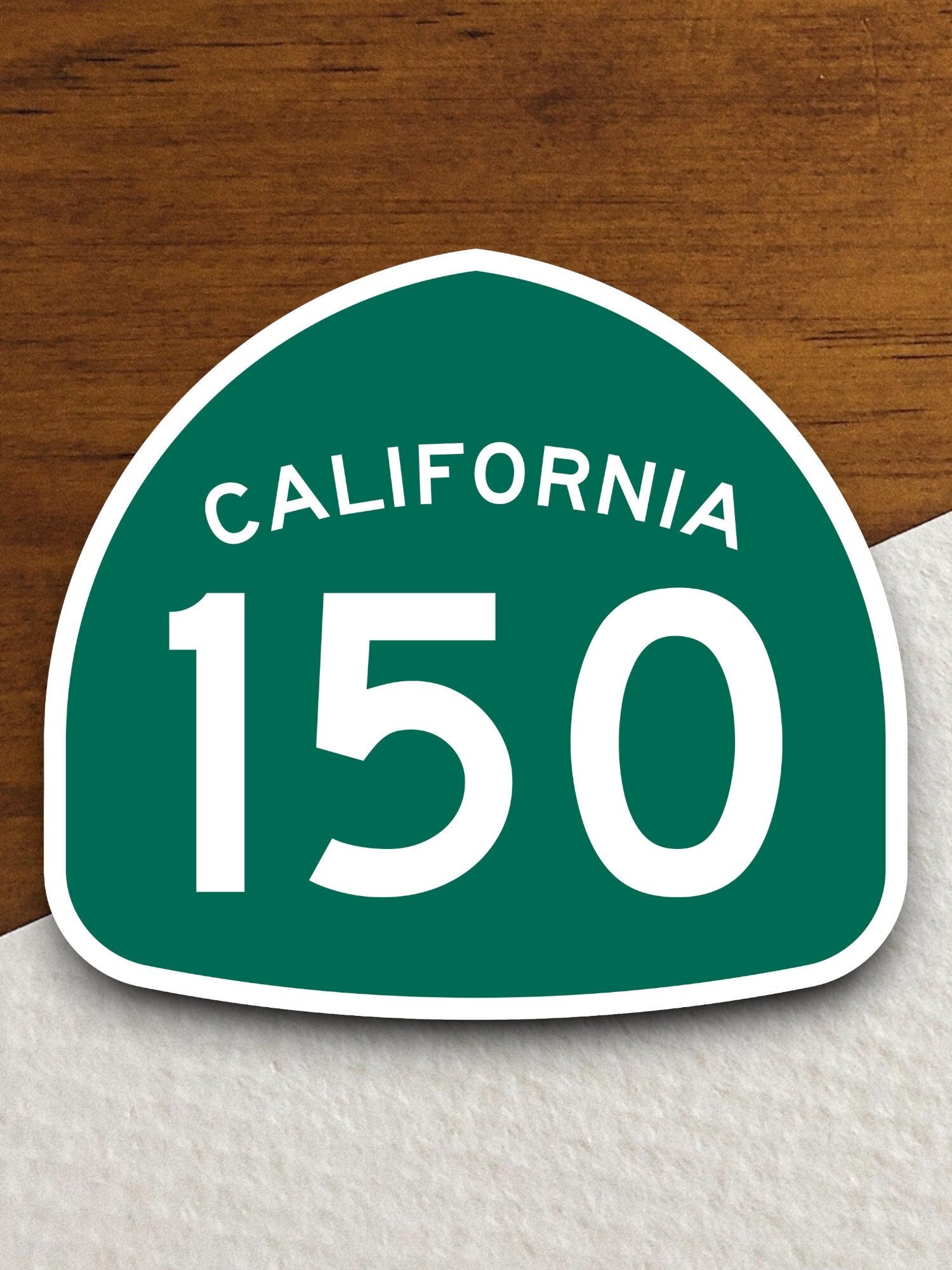 California state route 150 road sign sticker, road trip sticker, highway sign, room decor, travel sticker