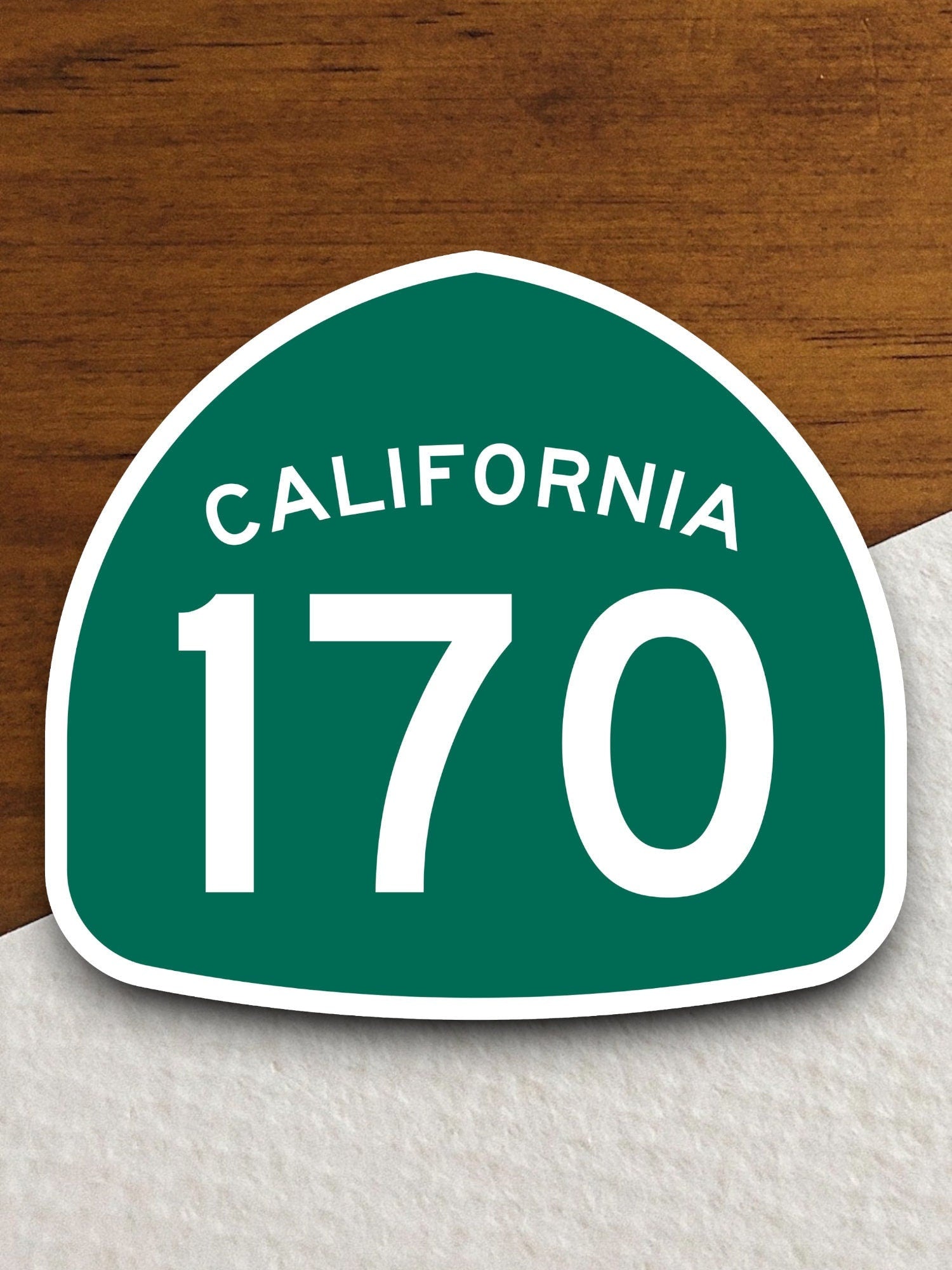 California state route 170 road sign sticker, road trip sticker, highway sign, room decor, travel sticker