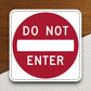 Do not enter  road sign stickers, Room Decor, Traffic Sticker, Road Sign Decoration, Road Work Signs, Traffic Sign