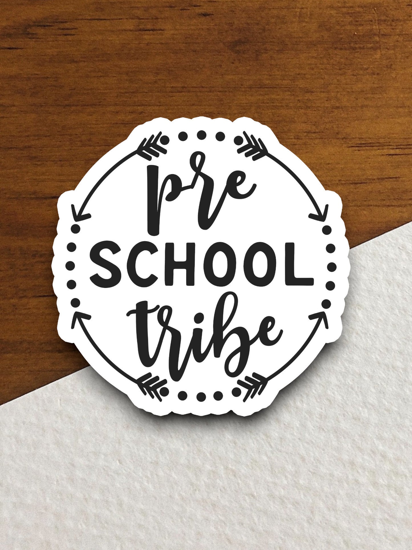 Pre-School Tribe Sticker, Teacher Sticker, Education Sticker, School Sticker, Cute Sticker, Room Decor, Preschool Sticker, Back to School