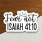 Fear not sticker, Religious Sticker, Faith Sticker, Worship Sticker, Christian Sticker, Scripture Sticker, Room Décor