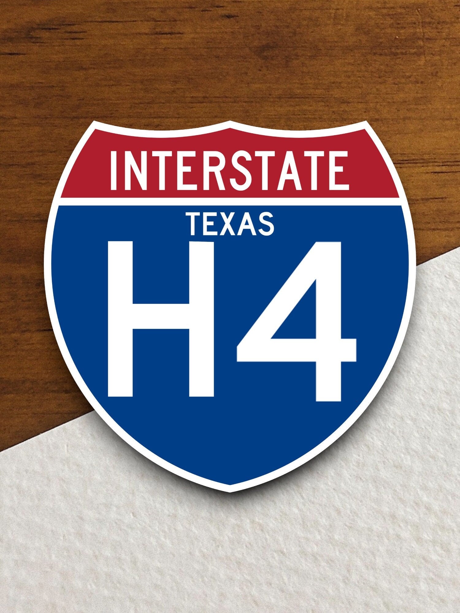 Interstate route  h4 texas sticker, Texas sticker, Interstate Highway Sign Expressway Stickers, Highway Sign Road Trip Sticker, Room Décor