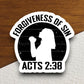 Forgiveness of sin sticker, Religious Sticker, Faith Sticker, laptop, Faith Decal, planner sticker, forgiven sticker, forgive sticker