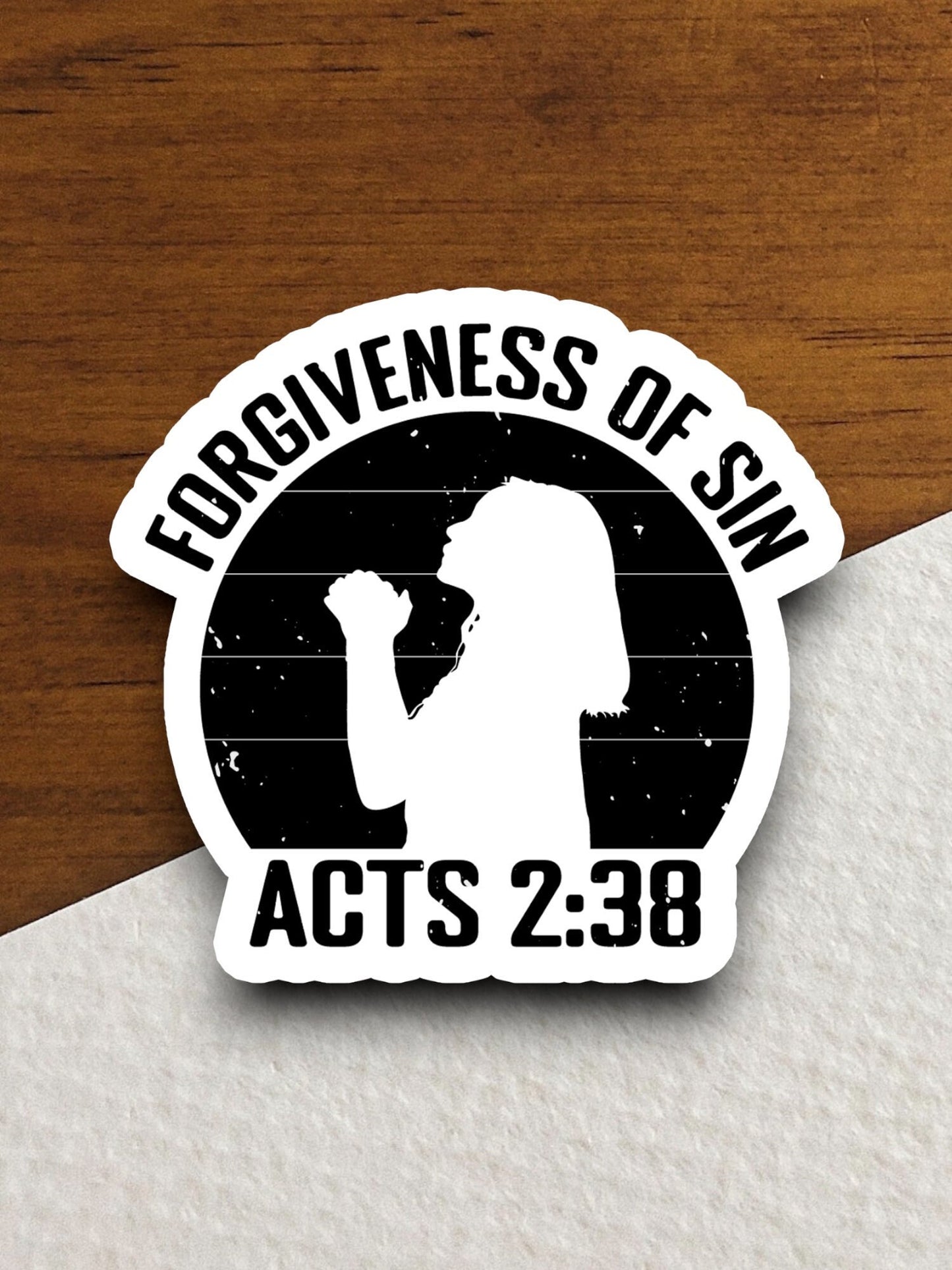 Forgiveness of sin sticker, Religious Sticker, Faith Sticker, laptop, Faith Decal, planner sticker, forgiven sticker, forgive sticker