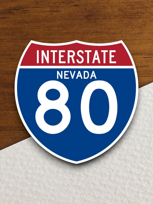 Interstate route  80 nevada sticker, Interstate Highway Sign Expressway Stickers, Highway Sign Road Trip Sticker, Room Décor