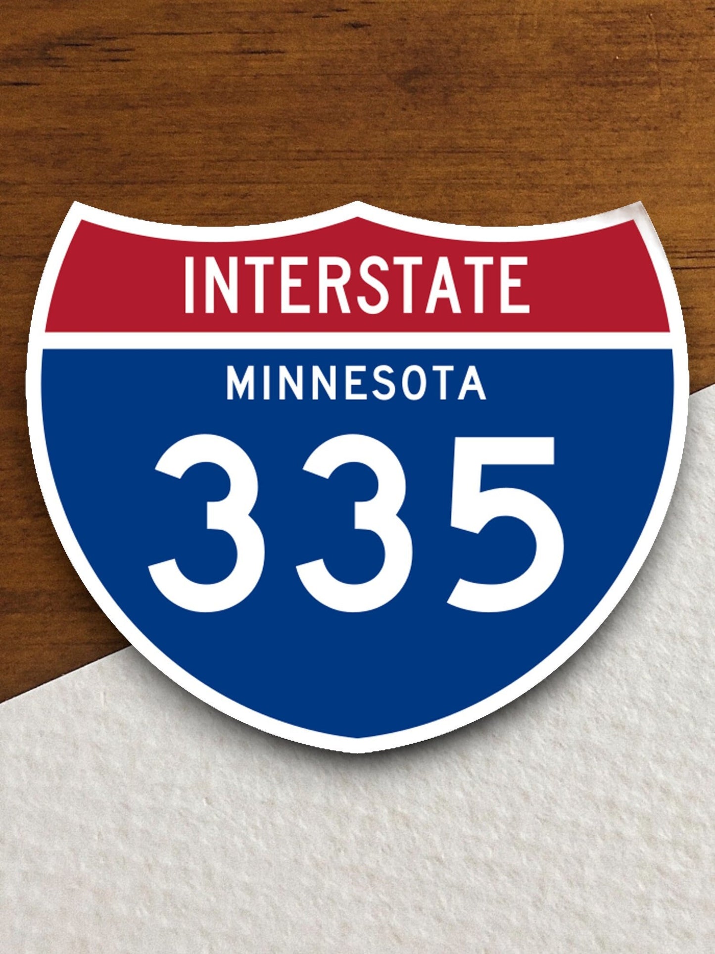 Interstate route  335 minnesota sticker, Interstate Highway Sign Expressway Stickers, Highway Sign Road Trip Sticker, Room Décor