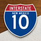 Interstate route  10 new mexico sticker, Interstate Highway Sign Expressway Stickers, Highway Sign Road Trip Sticker, Room Décor