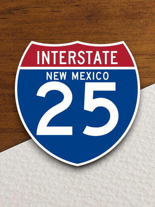 Interstate route  25 new mexico sticker, Interstate Highway Sign Expressway Stickers, Highway Sign Road Trip Sticker, Room Décor