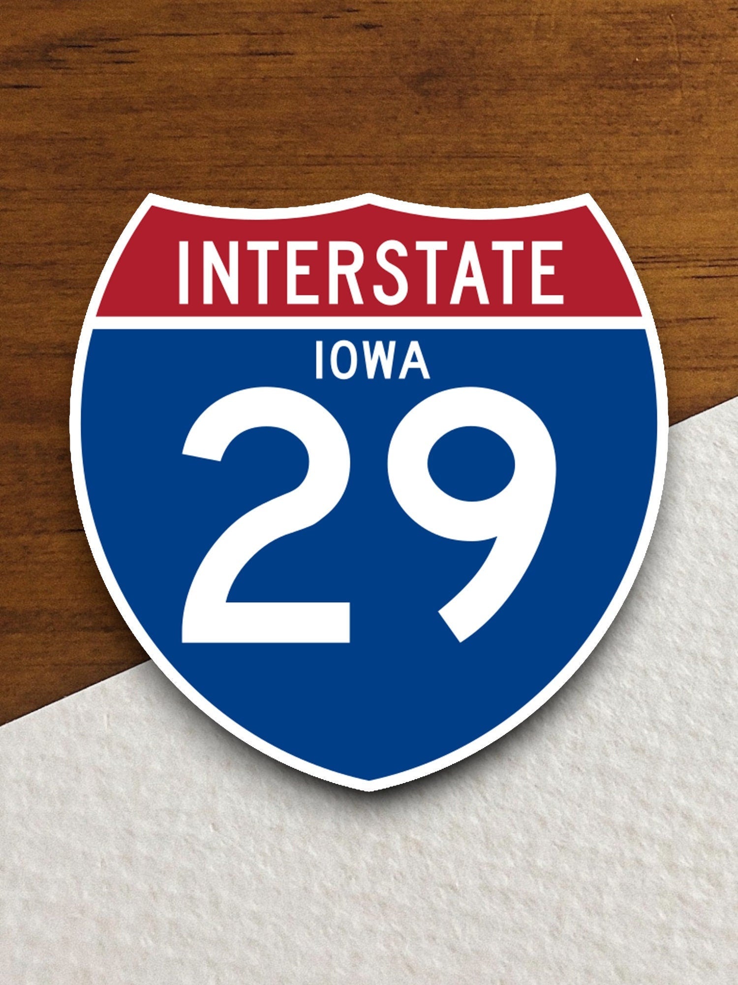 Interstate route  29 iowa sticker, Interstate Highway Sign Expressway Stickers, Highway Sign Road Trip Sticker, Room Décor