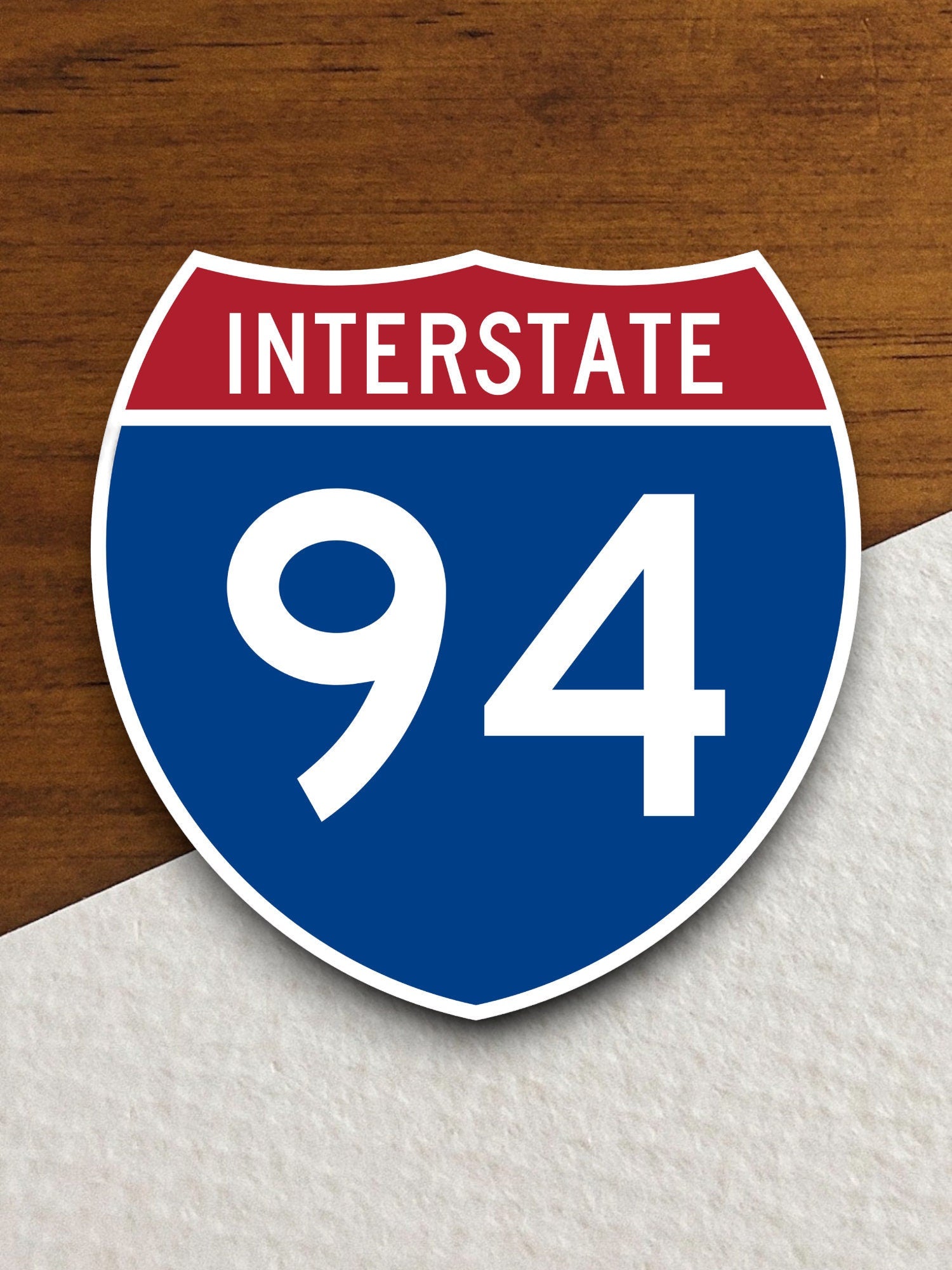 Interstate route  94 sticker, Interstate Highway Sign Expressway Stickers, Highway Sign Road Trip Sticker, Room Décor