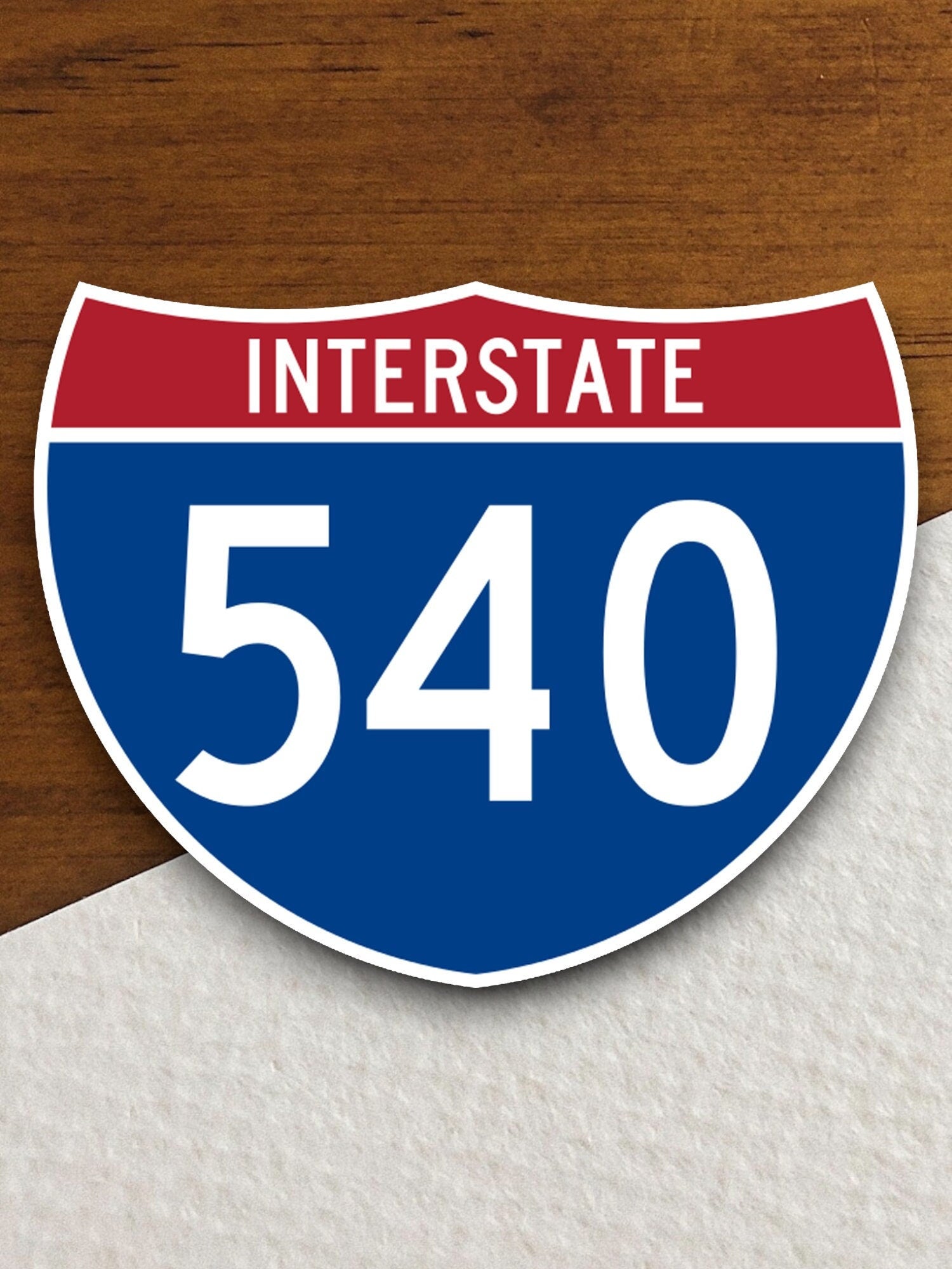 Interstate route  540 sticker, Interstate Highway Sign Expressway Stickers, Highway Sign Road Trip Sticker, Room Décor