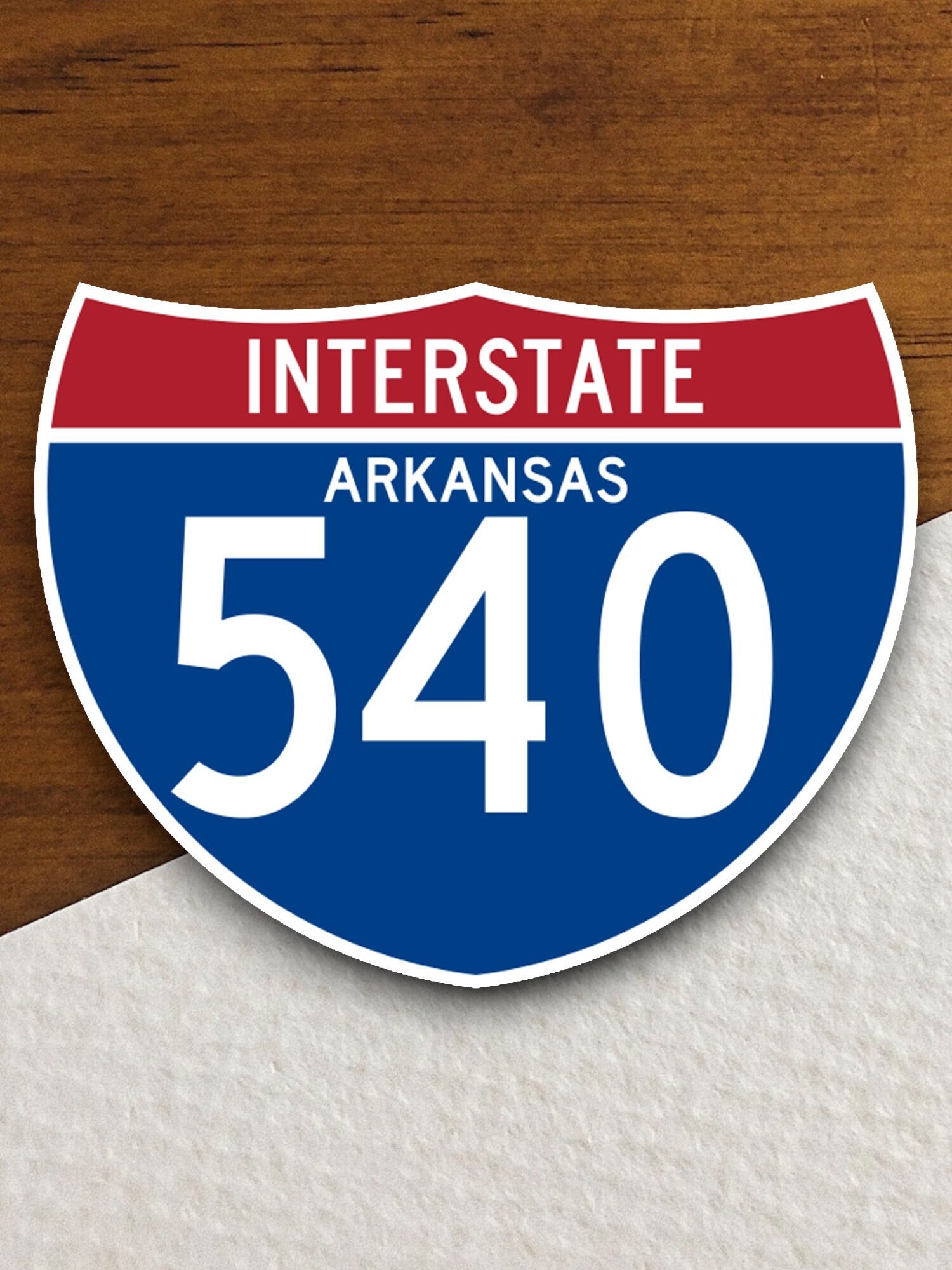 Interstate route  540 arkansas sticker, Interstate Highway Sign Expressway Stickers, Highway Sign Road Trip Sticker, Room Décor