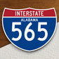 Interstate route  565 alabama sticker, Interstate Highway Sign Expressway Stickers, Highway Sign Road Trip Sticker, Room Décor