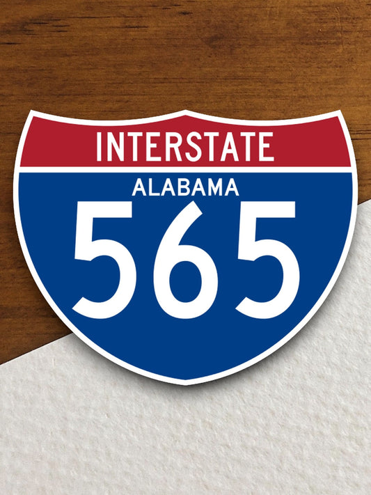 Interstate route  565 alabama sticker, Interstate Highway Sign Expressway Stickers, Highway Sign Road Trip Sticker, Room Décor