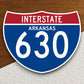 Interstate route  630 arkansas sticker, Interstate Highway Sign Expressway Stickers, Highway Sign Road Trip Sticker, Room Décor