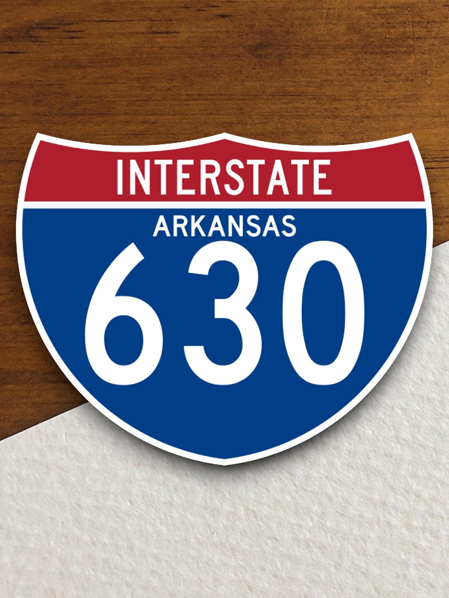 Interstate route  630 arkansas sticker, Interstate Highway Sign Expressway Stickers, Highway Sign Road Trip Sticker, Room Décor