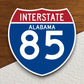 Interstate route  85 alabama sticker, Interstate Highway Sign Expressway Stickers, Highway Sign Road Trip Sticker, Room Décor