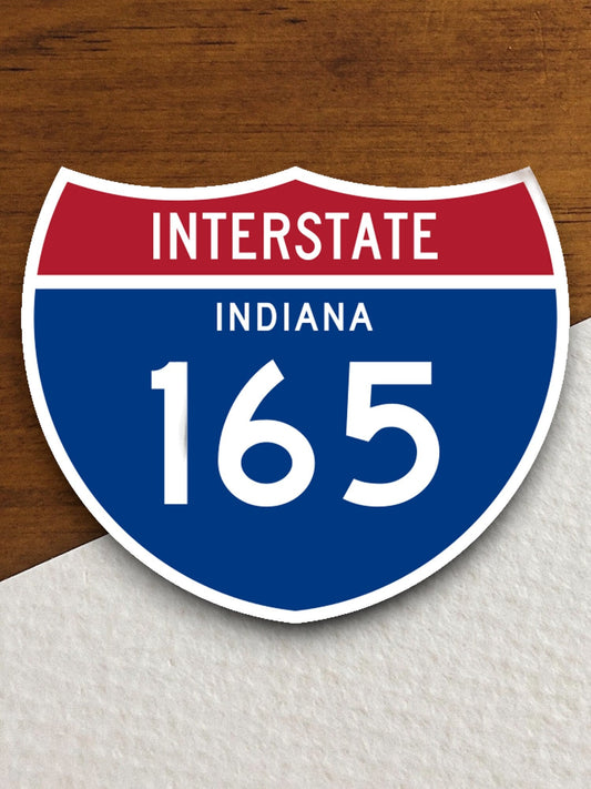 Interstate route  165 indiana sticker, Interstate Highway Sign Expressway Stickers, Highway Sign Road Trip Sticker, Room Décor