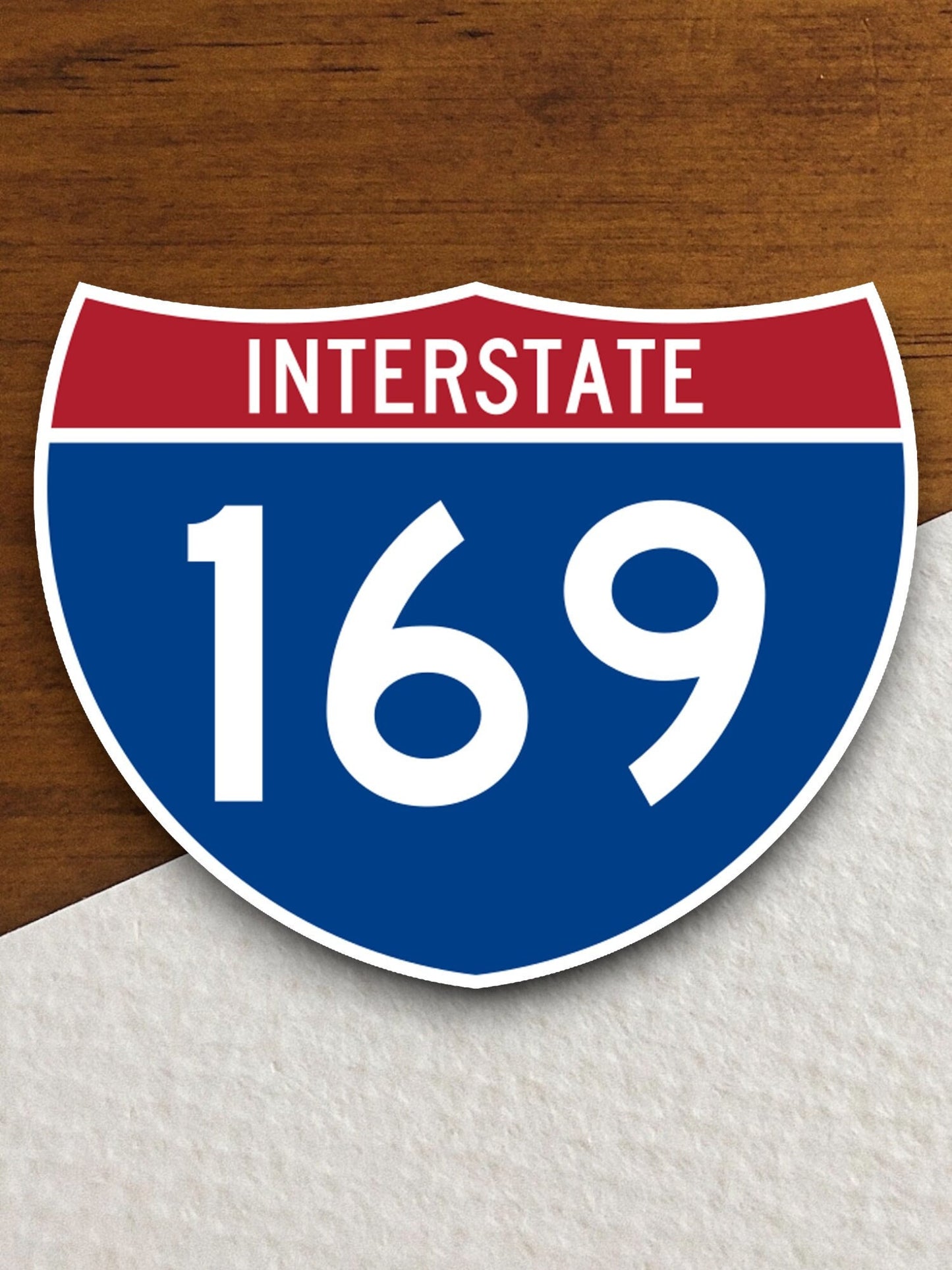 Interstate route  169 sticker, Interstate Highway Sign Expressway Stickers, Highway Sign Road Trip Sticker, Room Décor