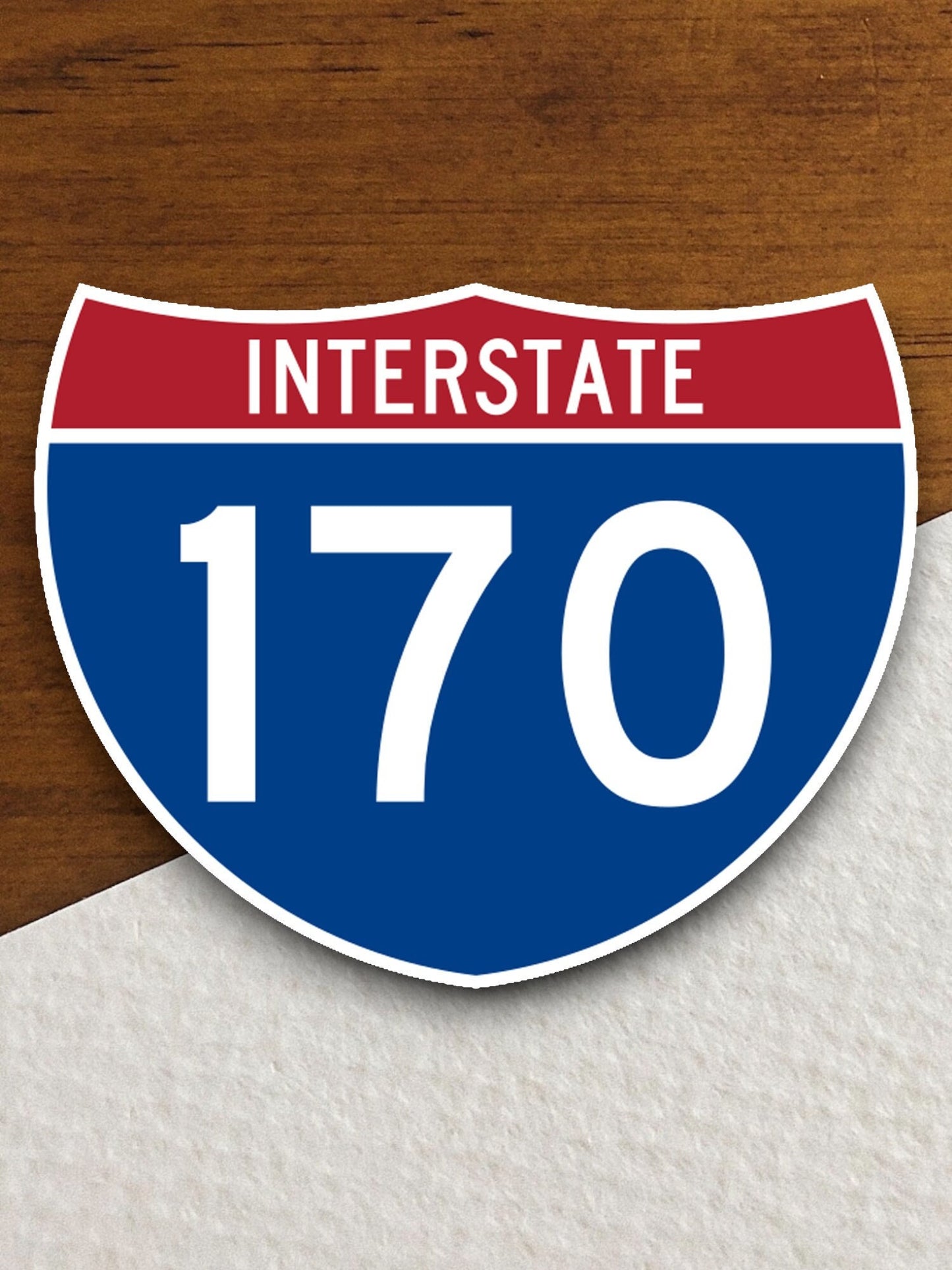 Interstate route  170 sticker, Interstate Highway Sign Expressway Stickers, Highway Sign Road Trip Sticker, Room Décor