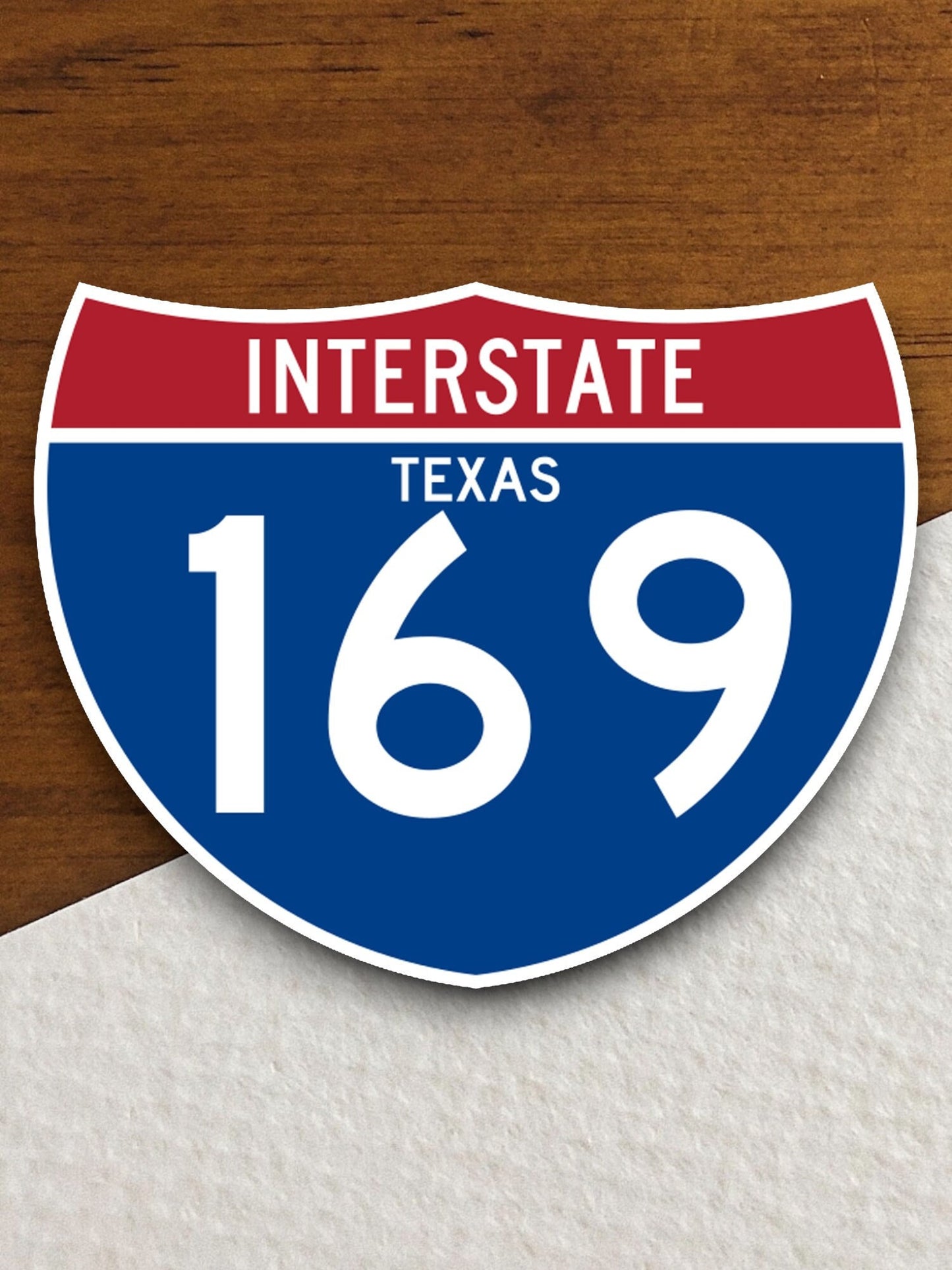 Interstate route  169 texas sticker, Texas sticker, Interstate Highway Sign Expressway Stickers, Highway Sign Road Trip Sticker, Room Décor